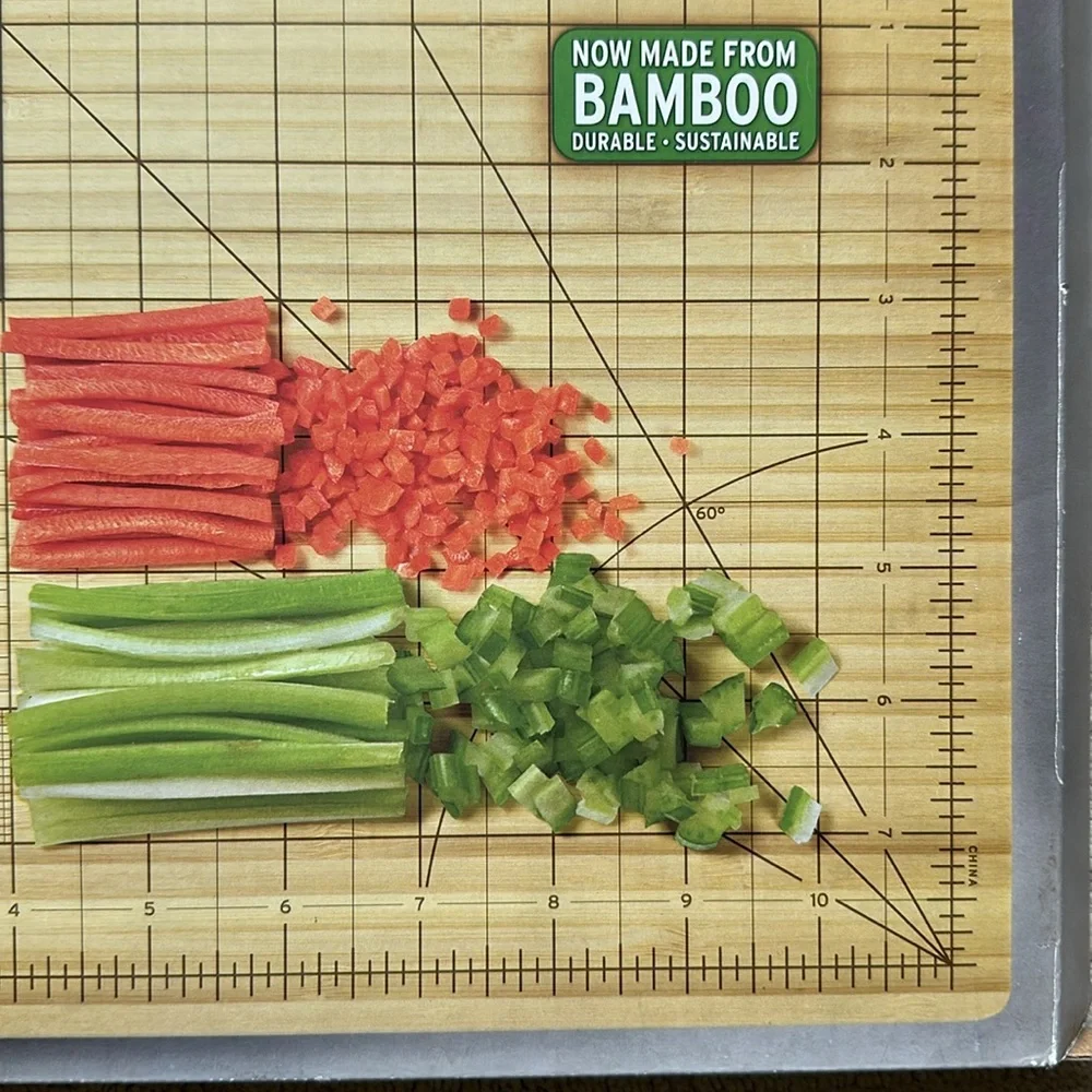 Fred OBSESSIVE CHEF Cutting Board Bamboo Cutting Board 9” x 12”